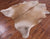 SUPER SALE Light Brown Natural Cowhide Rug - XX-Large 7' 7"H x 6' 3"W