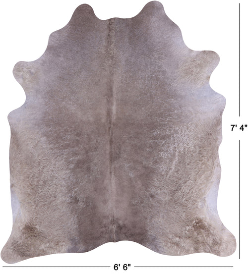 SUPER SALE Champagne Natural Cowhide Rug - XX-Large 7' 4