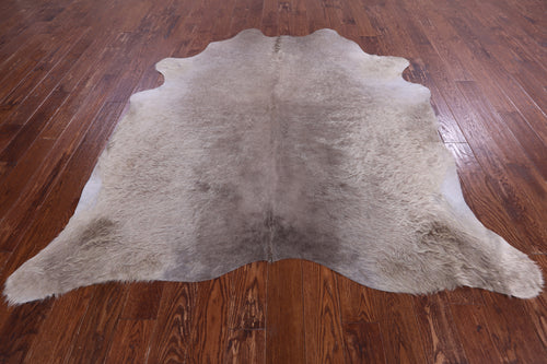 SUPER SALE Champagne Natural Cowhide Rug - XX-Large 7' 4