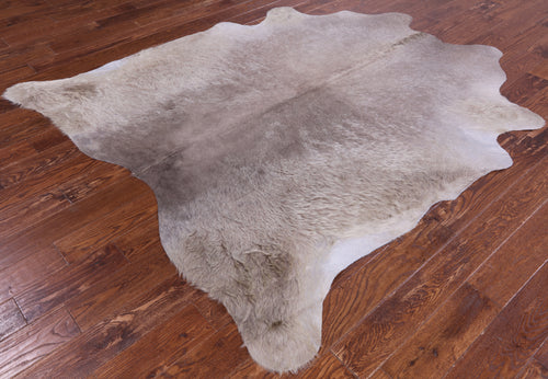 SUPER SALE Champagne Natural Cowhide Rug - XX-Large 7' 4
