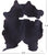 SUPER SALE Black & White Natural Cowhide Rug - X-Large 7' 3"H x 6' 5"W