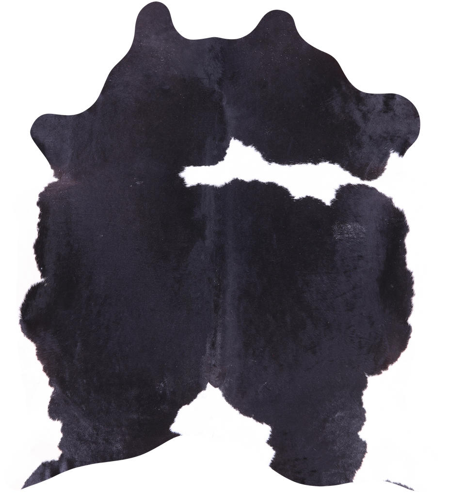 SUPER SALE Black & White Natural Cowhide Rug - X-Large 7' 3"H x 6' 5"W