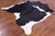SUPER SALE Black & White Natural Cowhide Rug - X-Large 7' 3"H x 6' 5"W