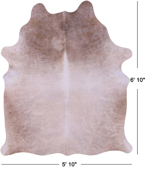 SUPER SALE Beige Natural Cowhide Rug - X-Large 6' 10