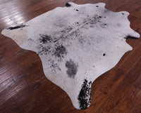 Thumbnail for SUPER SALE Black Salt & Pepper Natural Cowhide Rug - XX-Large 7' 6