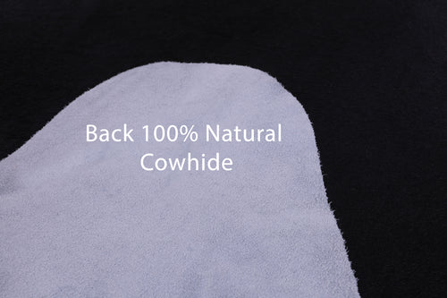 SUPER SALE Black Natural Cowhide Rug - X-Large 7' 2