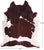 SUPER SALE Brown & White Natural Cowhide Rug - XX-Large 7' 10"H x 7' 0"W