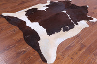 Thumbnail for SUPER SALE Brown & White Natural Cowhide Rug - XX-Large 7' 10