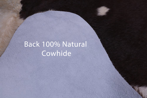 SUPER SALE Brown & White Natural Cowhide Rug - XX-Large 7' 10