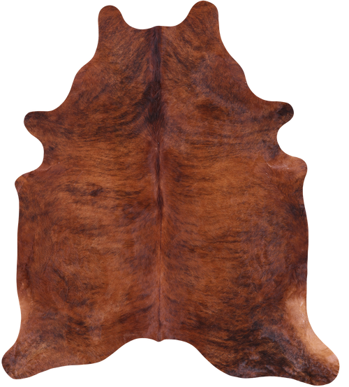 SUPER SALE Brindle Natural Cowhide Rug - XX-Large 7' 4