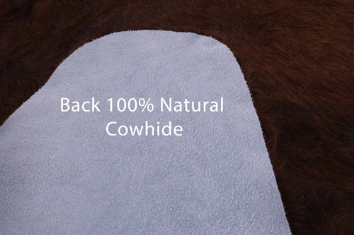 SUPER SALE Brindle Natural Cowhide Rug - XX-Large 7' 4
