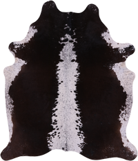 Thumbnail for SUPER SALE Brown Salt & Pepper Natural Cowhide Rug - XX-Large 7' 7