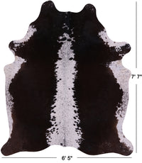 Thumbnail for SUPER SALE Brown Salt & Pepper Natural Cowhide Rug - XX-Large 7' 7