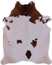 Thumbnail for SUPER SALE Brown & White Natural Cowhide Rug - XX-Large 7' 4