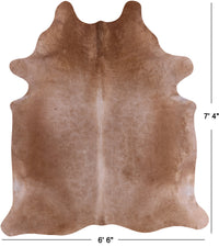 Thumbnail for SUPER SALE Light Brown Natural Cowhide Rug - XX-Large 7' 4