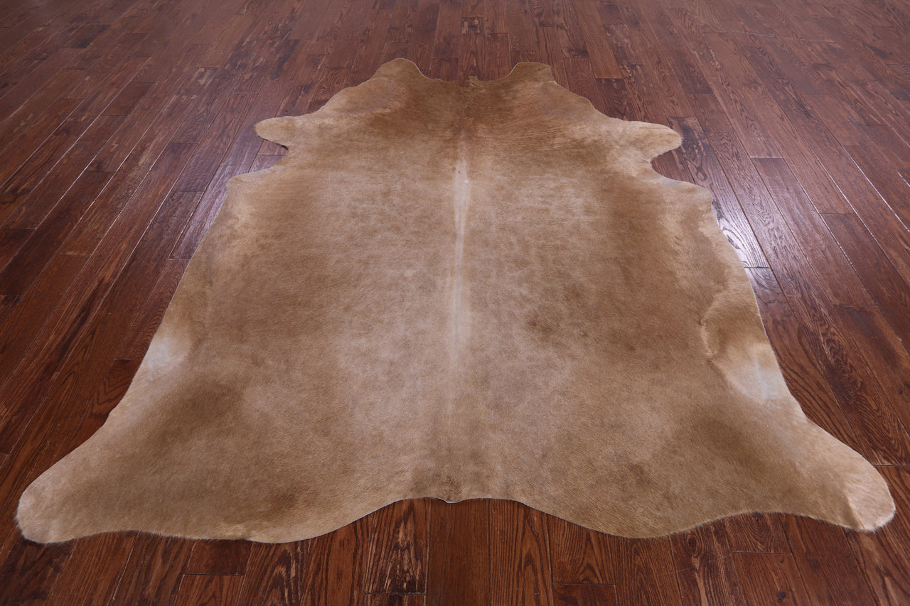SUPER SALE Light Brown Natural Cowhide Rug - XX-Large 7' 4"H x 6' 6"W