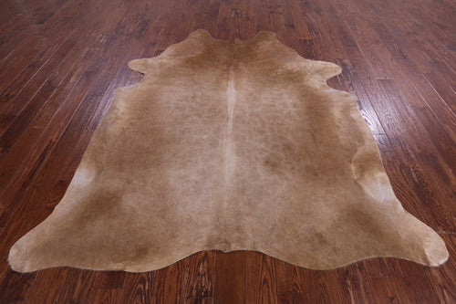 SUPER SALE Light Brown Natural Cowhide Rug - XX-Large 7' 4