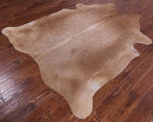SUPER SALE Light Brown Natural Cowhide Rug - XX-Large 7' 4
