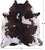 SUPER SALE Brown Salt & Pepper Natural Cowhide Rug - XX-Large 8' 2"H x 7' 3"W