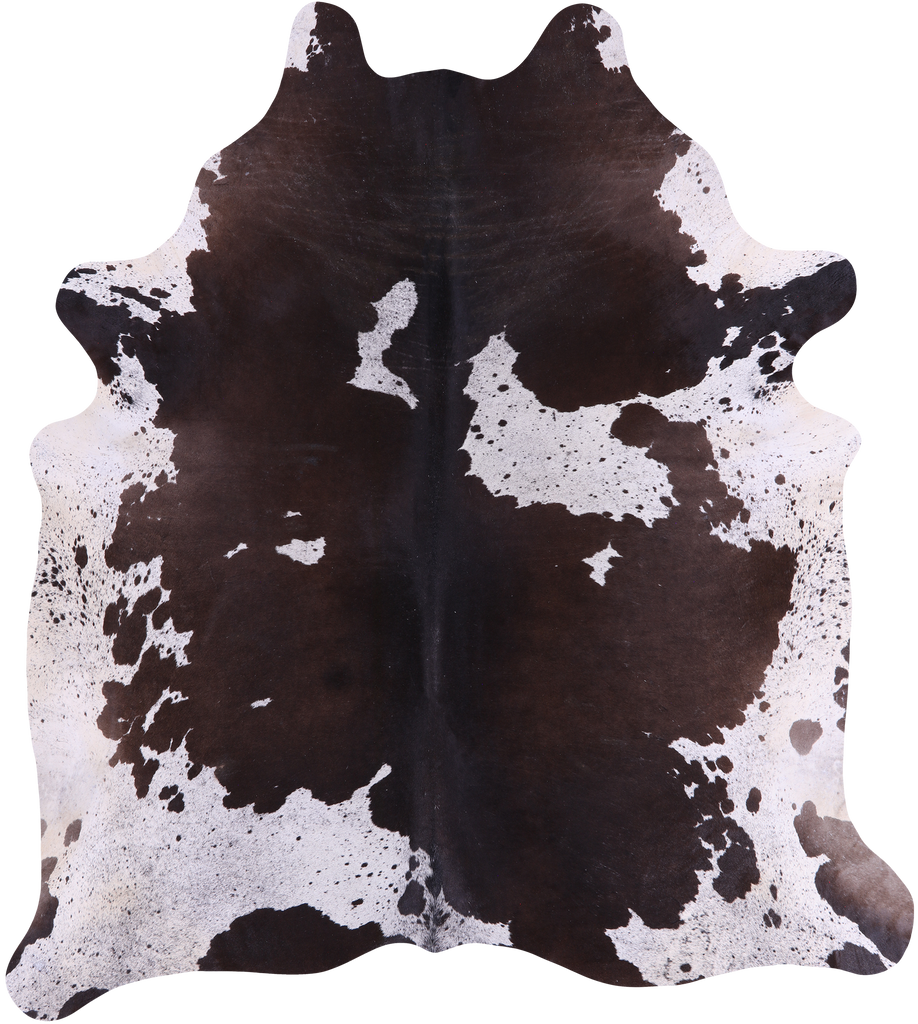SUPER SALE Brown Salt & Pepper Natural Cowhide Rug - XX-Large 8' 2"H x 7' 3"W