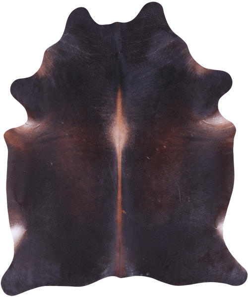 SUPER SALE Dark Brown Natural Cowhide Rug - XX-Large 7' 7