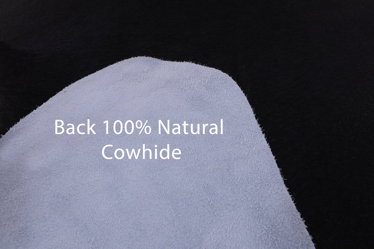 SUPER SALE Dark Brown Natural Cowhide Rug - XX-Large 7' 7"H x 6' 6"W