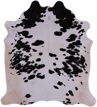 Thumbnail for SUPER SALE Black & White Natural Cowhide Rug - X-Large 7' 3
