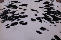 Thumbnail for SUPER SALE Black & White Natural Cowhide Rug - X-Large 7' 3