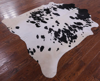 Thumbnail for SUPER SALE Black & White Natural Cowhide Rug - X-Large 7' 3