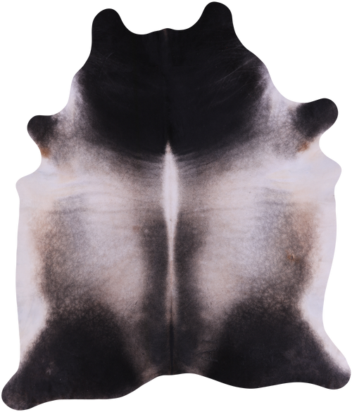 SUPER SALE Black & White Natural Cowhide Rug - XX-Large 8' 2