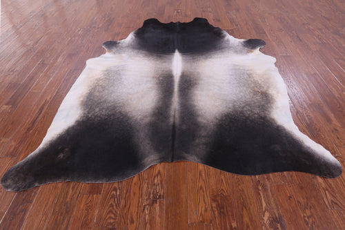 SUPER SALE Black & White Natural Cowhide Rug - XX-Large 8' 2