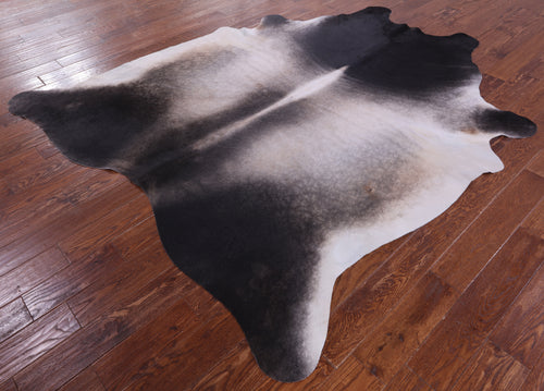 SUPER SALE Black & White Natural Cowhide Rug - XX-Large 8' 2