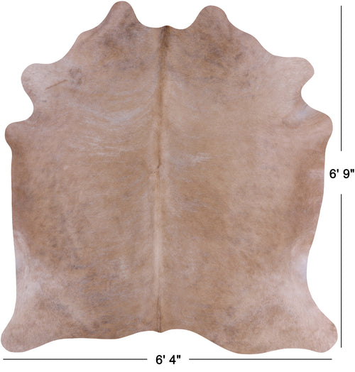 SUPER SALE Light Brown Natural Cowhide Rug - X-Large 6' 9