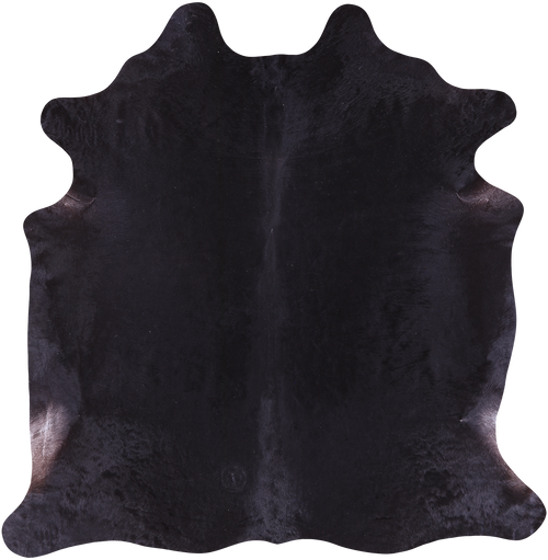 SUPER SALE Black Natural Cowhide Rug - X-Large 6' 9