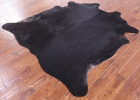 Thumbnail for SUPER SALE Black Natural Cowhide Rug - X-Large 6' 9