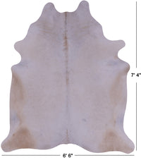 Thumbnail for SUPER SALE Beige Natural Cowhide Rug - XX-Large 7' 4