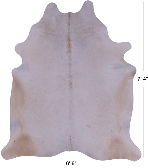SUPER SALE Beige Natural Cowhide Rug - XX-Large 7' 4