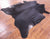 SUPER SALE Black Natural Cowhide Rug - X-Large 7' 2"H x 6' 8"W