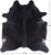 SUPER SALE Black Natural Cowhide Rug - X-Large 7' 2"H x 6' 8"W