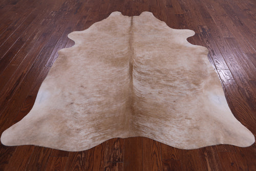 SUPER SALE Light Brown Natural Cowhide Rug - X-Large 7' 1