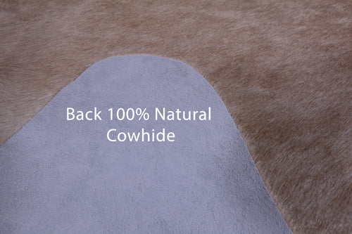 SUPER SALE Light Brown Natural Cowhide Rug - X-Large 7' 1