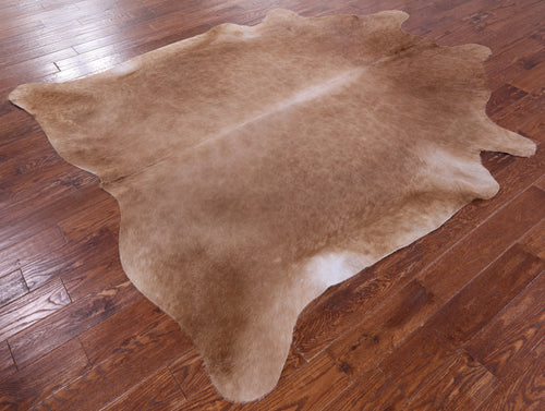 SUPER SALE Light Brown Natural Cowhide Rug - XX-Large 8' 1