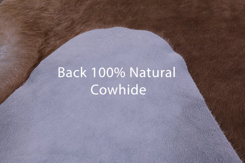 SUPER SALE Light Brown Natural Cowhide Rug - XX-Large 8' 1
