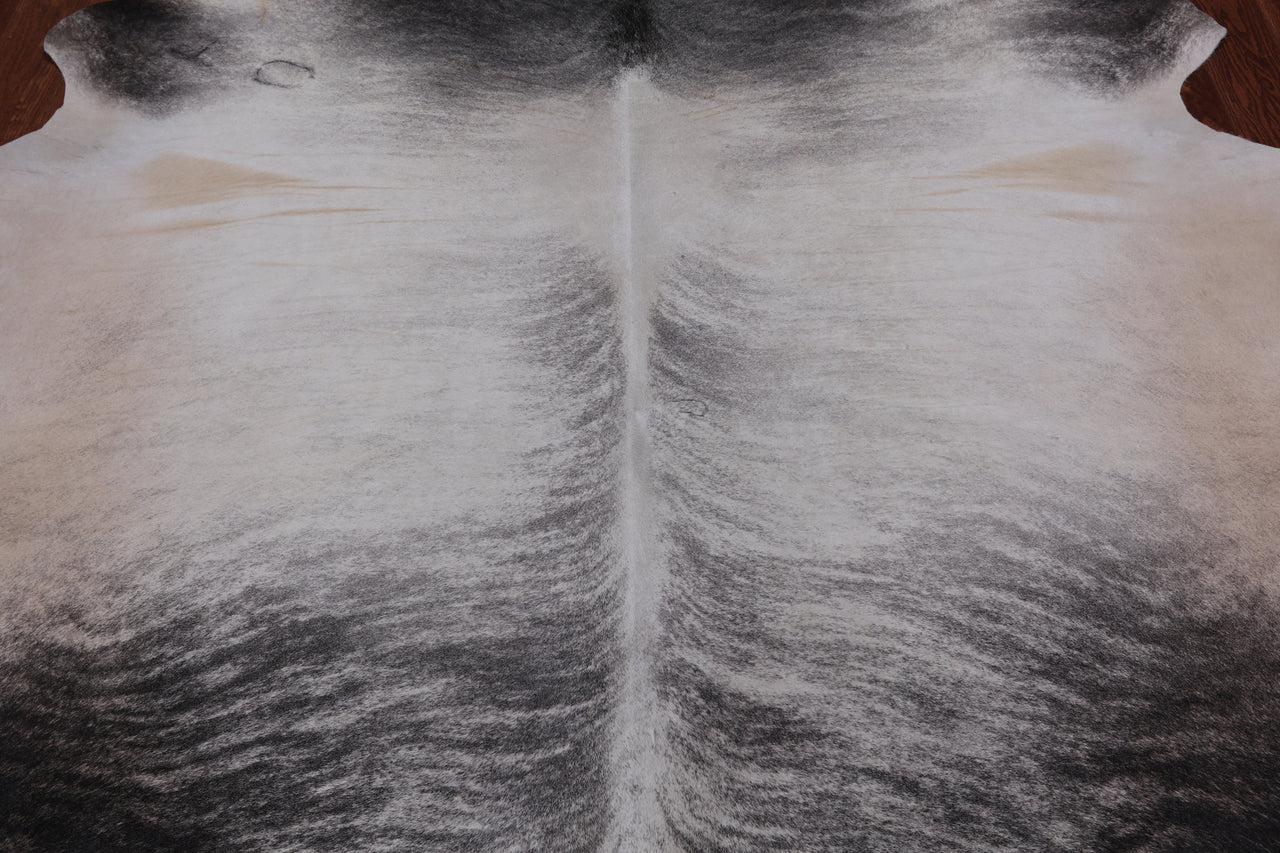 SUPER SALE Grey Brindle Natural Cowhide Rug - XX-Large 8' 0"H x 7' 1"W