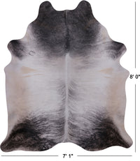 Thumbnail for SUPER SALE Grey Brindle Natural Cowhide Rug - XX-Large 8' 0