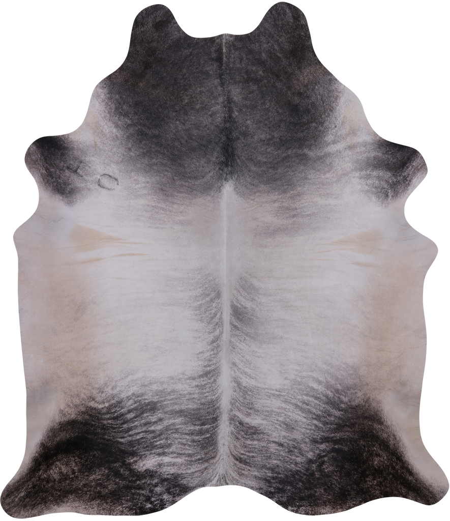 SUPER SALE Grey Brindle Natural Cowhide Rug - XX-Large 8' 0"H x 7' 1"W