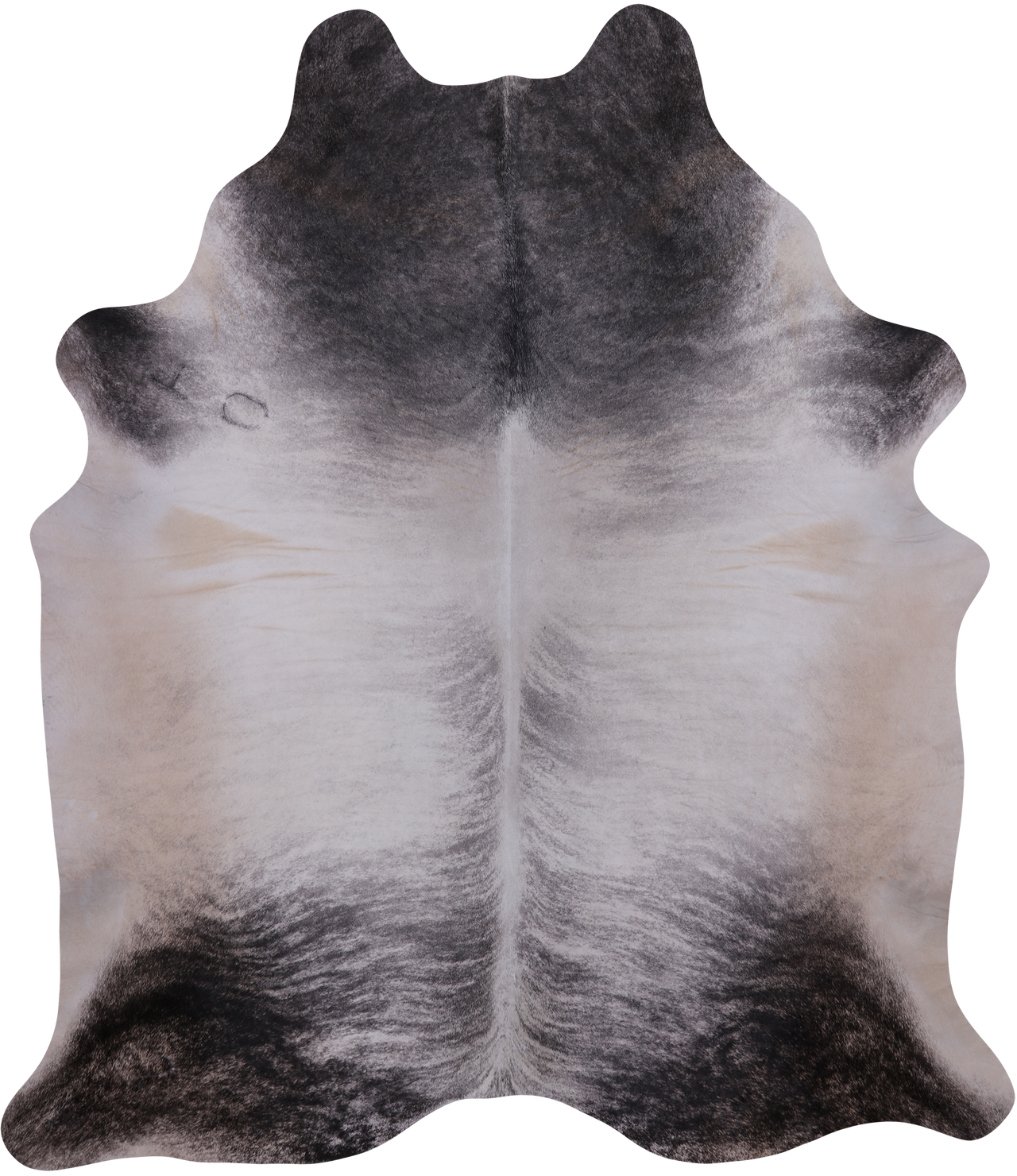 SUPER SALE Grey Brindle Natural Cowhide Rug - XX-Large 8' 0"H x 7' 1"W