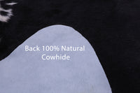 Thumbnail for SUPER SALE Black & White Natural Cowhide Rug - XX-Large 7' 5