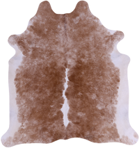 Thumbnail for SUPER SALE Brown & White Natural Cowhide Rug - X-Large 7' 0