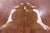 SUPER SALE Brown & White Natural Cowhide Rug - X-Large 7' 3"H x 6' 7"W